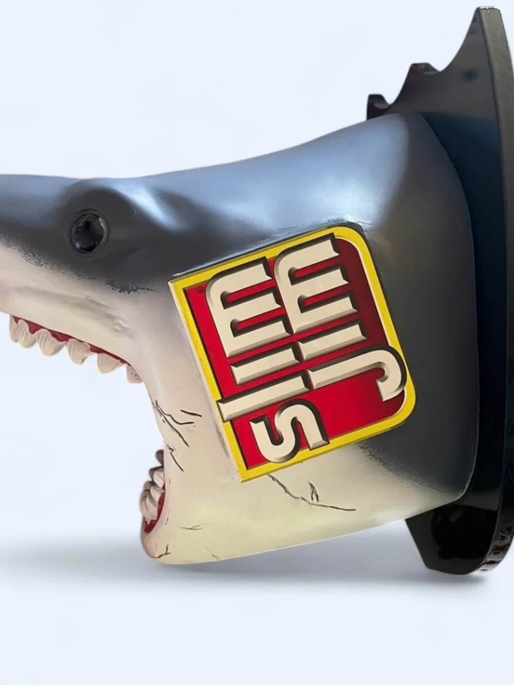 Slim Jim Shark Head Wall Mount with Red Mouth Accent